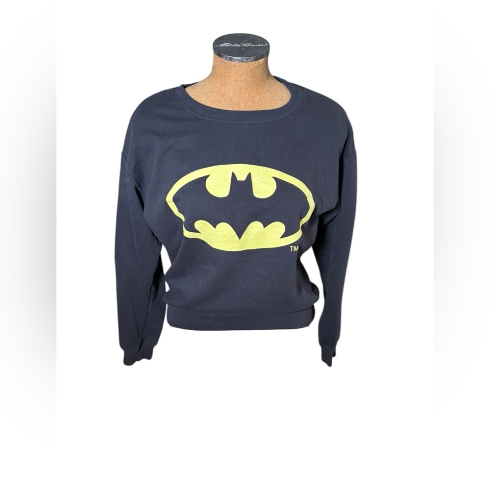 Black Batman Logo Sweatshirt Size L
